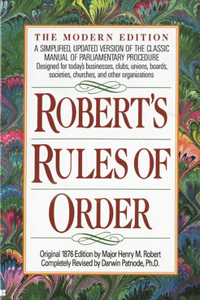 Robert's Rules of Order