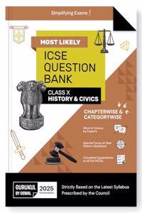 Icse Most Likely Question Bank History & Civics for 2025 Examination Class X