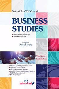 Business Studies : Textbook for CBSE Class 11 (As per 2021-22 curriculum)