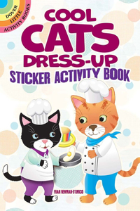 Cool Cats Dress-Up Sticker Activity Book