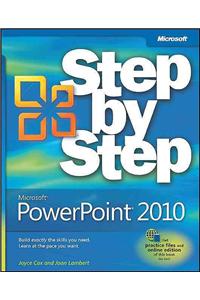 Microsoft PowerPoint 2010 Step by Step