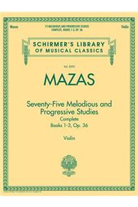 75 Melodious and progressive Studies Complete