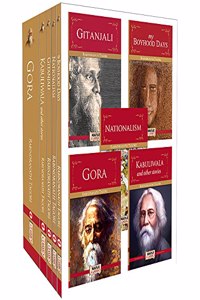 Rabindranath Tagore (Set of 5 Books) - Gitanjali, My Boyhood Days, Nationalism, Kabuliwala and Other Stories, Gora