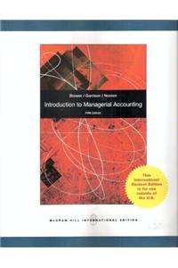 Introduction to Managerial Accounting