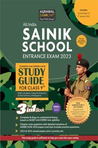 Sainik School Class 9 Latest Guidebook (AISSEE) For 2023 Entrance Exam with New Syllabus (English Medium)
