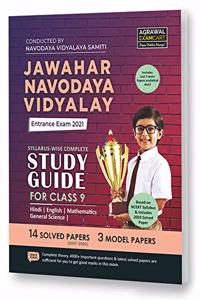 Jawahar Navodaya Vidyalaya Entrance Exam 2021 Complete Guidebook Class 9 (English)