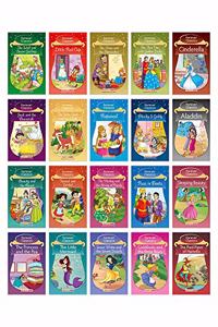 Story Books for Little Kids - Fairy Tales (Illustrated) (Set of 20 books)