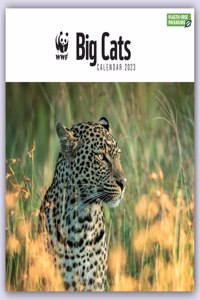 WWF, Big Cats Square Wall Calendar 2023