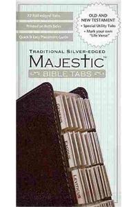 Majestic Traditional Silver-Edged Bible Tabs