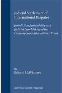 Judicial Settlement of International Disputes