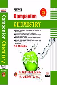 Dinesh Companion Chemistry Class- XI - Session-2021-22 - 70th Edition (Set of 2 Volumes)