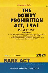 Commercial's The Dowry Prohibition ACT, 1961 - 2021/edition