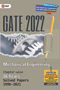 Gate 2022 Mechanical Engineering - 26 Years Chapter-Wise Solved Papers (1996-2021)
