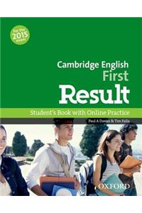 Cambridge English First Result Student Book and Online Practice Test