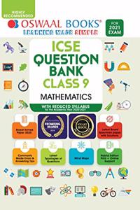Oswaal ICSE Question Banks Class 9 Mathematics (Reduced Syllabus) (For 2021 Exam)