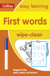 First Words: Wipe-Clean Activity Book