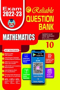Reliable Question Bank Class 10 Mathematics [CBE] ,For 2023 Exam