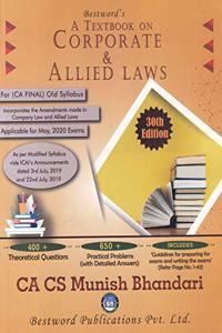 A Textbook On Corporate & Allied Laws (30th Edition 2020)