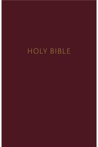 NKJV, Pew Bible, Hardcover, Burgundy, Red Letter Edition