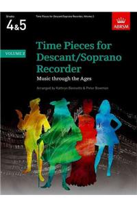 Time Pieces for Descant/Soprano Recorder, Volume 2