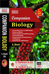 Dinesh Companion Biology for Class 12 - CBSE - Examination 2021-22