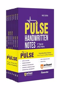 Arihant PULSE Art & Culture, Indian Economy, Science & Technology, Ancient & Medieval India, Conceptual Geography, Indian Polity, UPSC through Maps Handwritten Notes (EditionI)