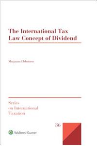 International Tax Law Concept of Dividend