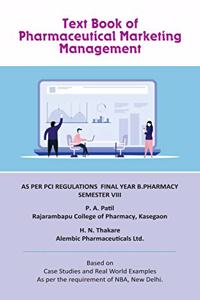 Text book of Pharmaceutical Marketing Management