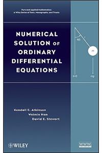 Numerical Solution of Ordinary Differential Equations