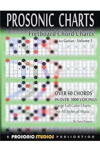 Fretboard Chord Charts for Guitar - Volume 1