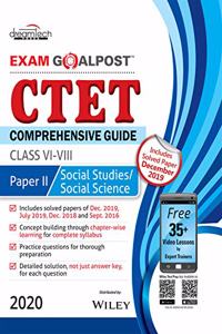 CTET Comprehensive Guide Exam Goalpost, Paper - II, Social Studies / Social Science, Class VI - VIII, 2020