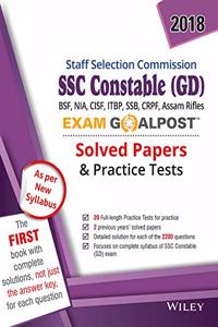 Wiley's SSC Constable (GD) Exam Goalpost Solved Papers and Practice Tests, 2018(Hindi)