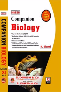 Dinesh Companion Biology for Class 11 (Set of 2 Vol.) - CBSE - Examination 2021-22
