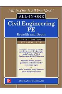 Civil Engineering All-In-One PE Exam Guide: Breadth and Depth, Third Edition