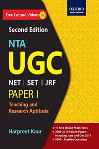 Oxford NTA UGC Paper I for NET/SET/JRF - Teaching and Research Aptitude, includes June and December 2019 solved papers