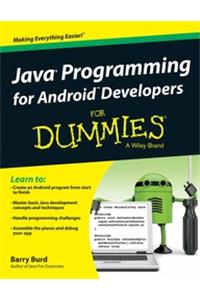 Java Programming For Android Developers For Dummies