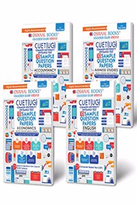 Oswaal NTA CUET (UG) Sample Papers English, Accountancy, Business Studies & Economics (Set of 4 Books)(Entrance Exam Preparation Book 2022)