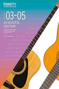 Trinity College London Acoustic Guitar Exam Pieces From 2020: Grades 3–5