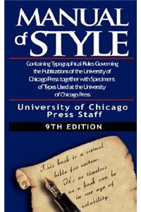 Chicago Manual of Style by University