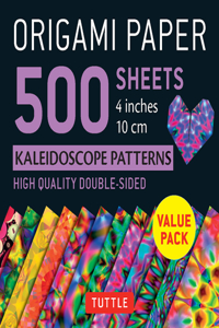Origami Paper 500 Sheets Kaleidoscope Patterns 4 (10 CM)