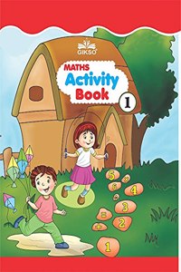 GIKSO Maths Activity Book - 1 for Kids Age 3-5 Years Old (English) - Reprinted 2021