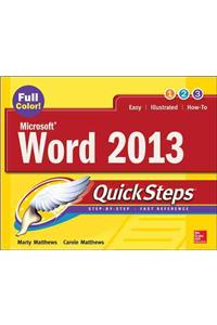 Microsoft (R) Word 2013 QuickSteps