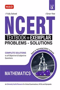 Ncert Textbook + Exemplar Problems-Solutions Mathematics Class 9
