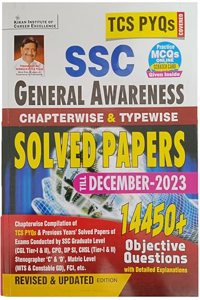 Ssc TCS Pyqs General Awareness Chapterwise & Typewise Solved Papers 14450+ Till - December 2023