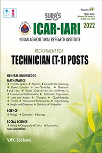 SURA'S ICAR-IARI Technician(T1) Posts Exam Book 2022 - Latest Edition