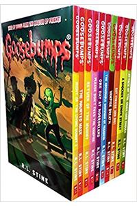 GOOSEBUMPS 10 BOOKS
