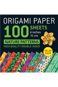 Origami Paper 100 Sheets Nature Patterns 6 (15 CM)
