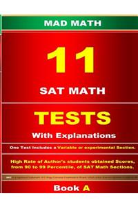 11 SAT Math Tests with Explanations Book a