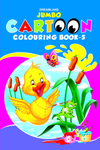 Jumbo Cartoon Colouring Book