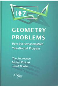 107 Geometry Problems from the AwesomeMath Year-Round Program